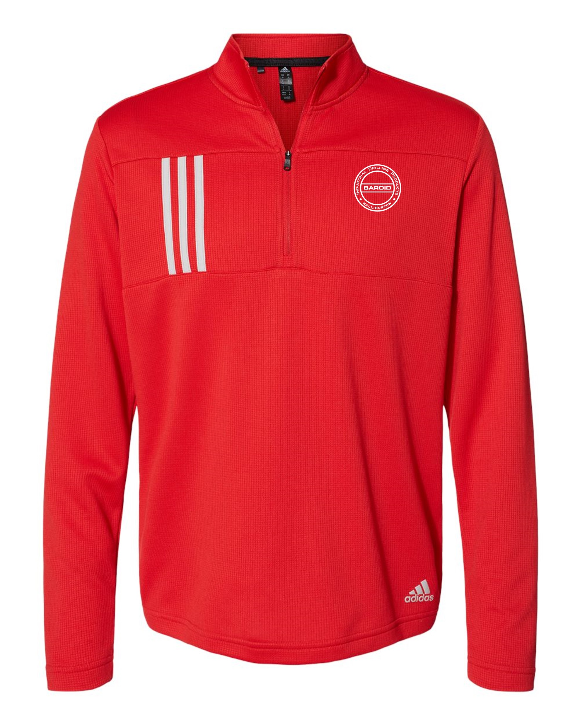 Adidas 3-Stripes Double Knit Quarter-Zip Pullover