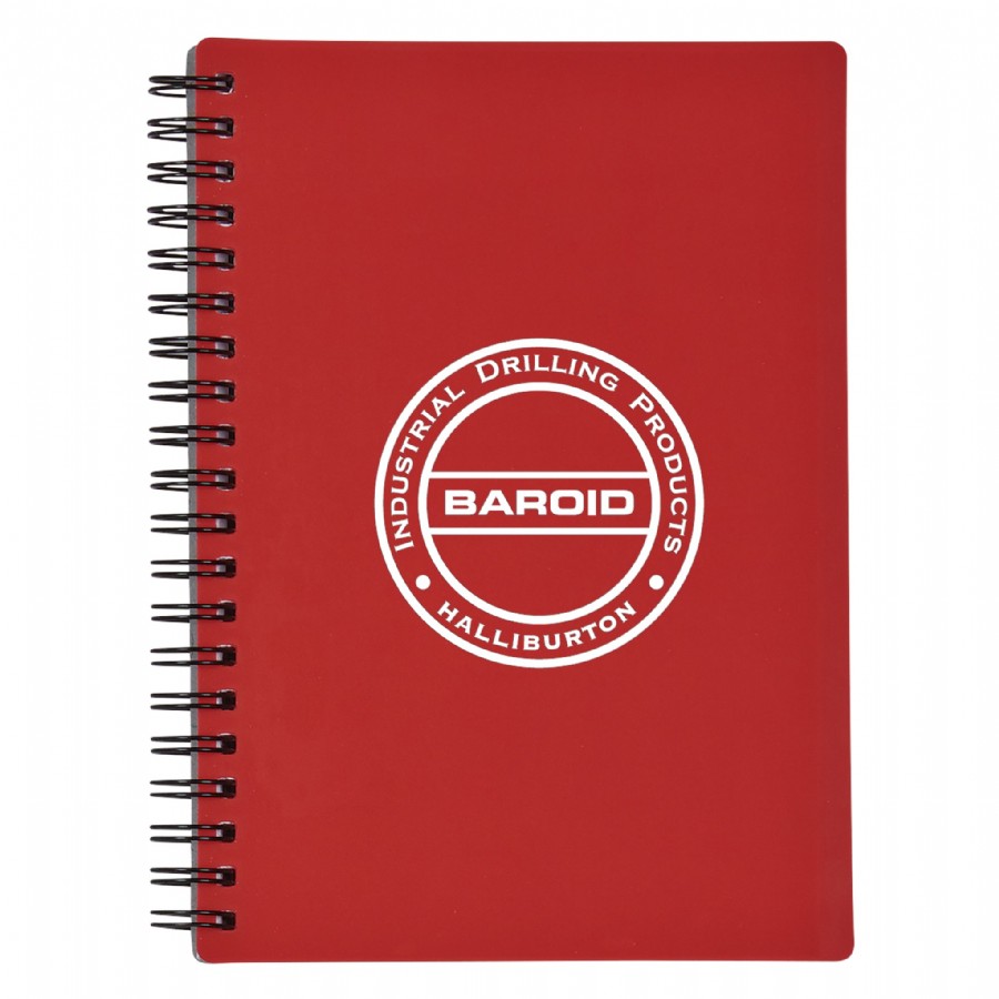 Tradeshows Rubbery Spiral Notebook 7011 color