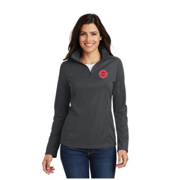 Ladies Pinpoint Mesh 1/2 Zip