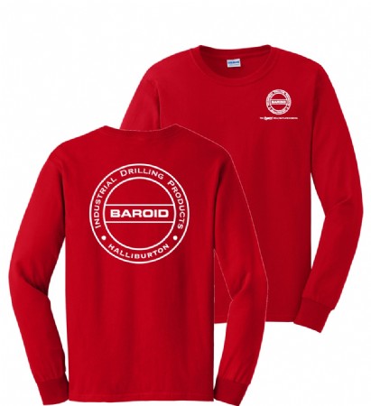 Long Sleeve Baroid T-Shirt - RED