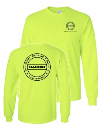 Long Sleeve Baroid T-Shirt - Safety Green