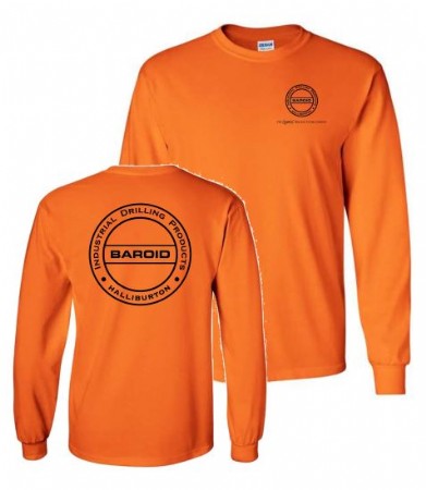 Long Sleeve Baroid T-Shirt - Safety Orange