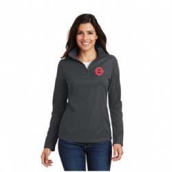 Ladies Pinpoint Mesh 1/2 Zip