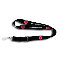 1" Black Lanyard