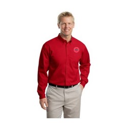 **CLOSEOUT** Baroid IDP L/S Twill Shirt - Red