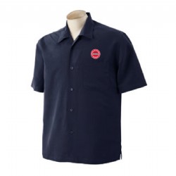 Harriton Barbados Textured Camp Shirt